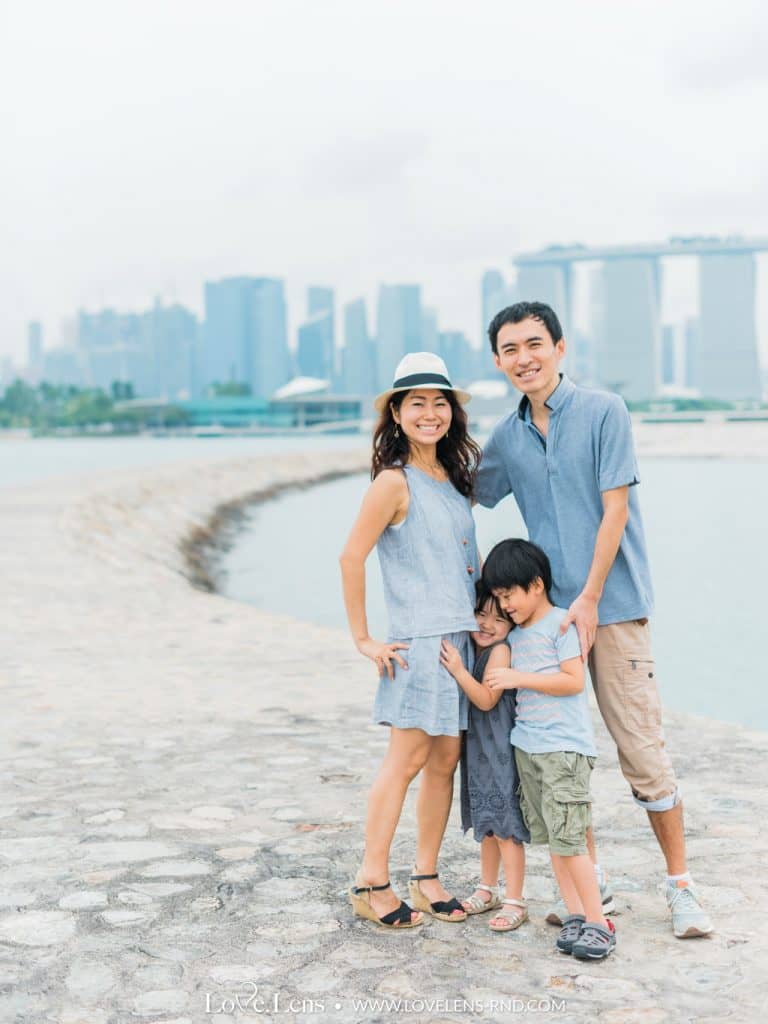 Yuko Kuroda Family in Singapore