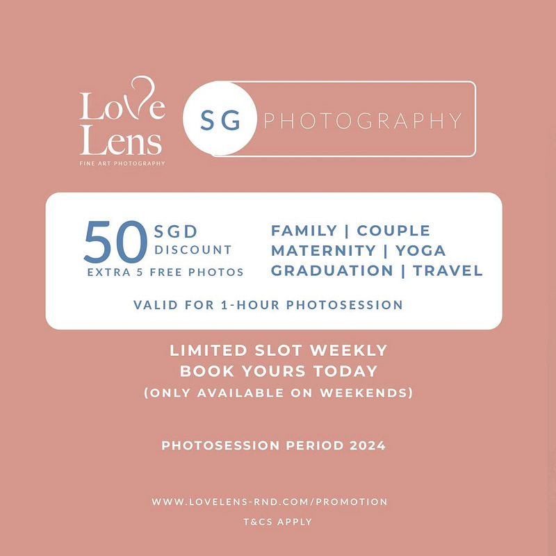 singapore photography promotion